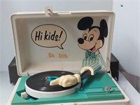 GE MICKEY MOUSE VINTAGE RECORD PLAYER