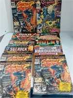 11 Comic Books Ghost Rider, Hulk, GI Joe,
