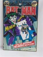 13x19 3/4 DC BATMAN picture water damage at top