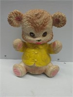 Vintage teddy bear squeaky toy