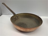 Mutual Hammered copper frying pan