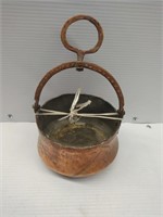 Copper hanging pot