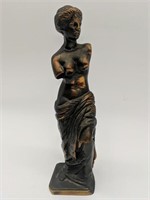 Vintage Bronzed Aphrodite Venus de Milo statue