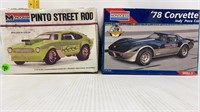 '78 CORVETTE PACE CAR-PINTO STREET ROD MODELS