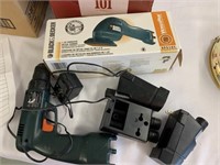 Black and Decker cordless sander and drill with ba