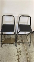 2-VINTAGE FOLDABLE CHAIRS