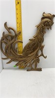 15" TALL ROOSTER WALL PLAQUE