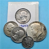 $1.35 Face Value US 90% Silver Coins