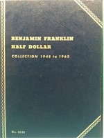 34 Different Franklin Half Dollars 1948-63
