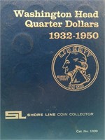 49 Washington Quarters 1932-50 $12.25 Face Silver