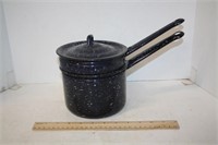 Granite Ware Double Boiler w/Lid