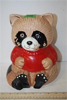 Raccoon Cookie Jar