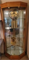 Mid Century Modern Howard Miller Curio Clock