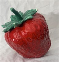 Vintage Strawberry Cookie Jar