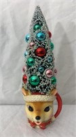 Vintage Christmas Tree in a Mug Decoration