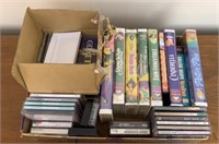 VHS tapes, CDs, and Mixtapes