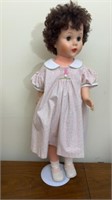 Large Vintage Doll with Stand