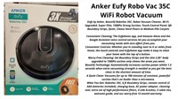 Anker eufy RoboVac 35C Wi-Fi Connected Robot Vacuu