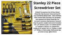 Stanley 22 piece Screwdriver Set