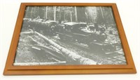 * Vintage Black & White Clear Lake Lumber Co.