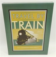 * "Travel by Train" Stretched Canvas - Fast