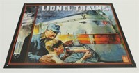 * 1935 Lionel Catalog Cover Tin Sign