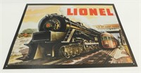 * 1948 Lionel Catalog Cover Tin Sign