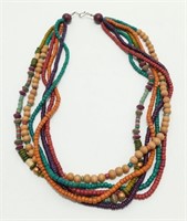 Multi-Colored Earth Tones Necklace
