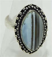Owyhee Blue Opal Ring - Size 8 1/2