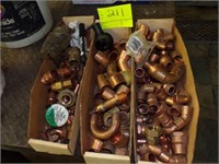 Copper Fittings - 3 Boxes