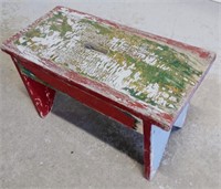 Rustic Barn Board Painted Work Bench
