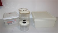 lot various kitchen storage containers