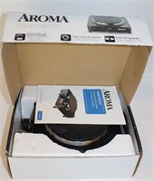 used Aroma single burner hot plate w box