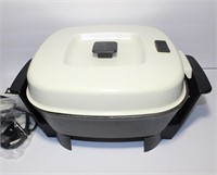 used electric covered skillet