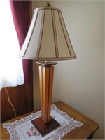 Handmade Oak Table Lamp