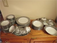 Sango "Platina" Vintage Dinnerware