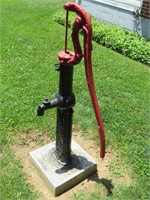 Antique Water Pump Yard Ornament