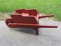 Wooden Decor Wheelbarrow