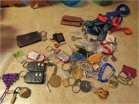 Old Keys & Key Chains Lot