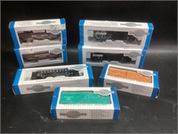 7 Bachmann Silver Edition Ho Train Cars