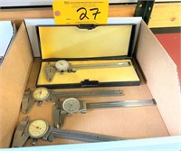 LOT DIAL CALIPERS  (*See Photo)