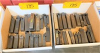 LOT CARBIDE INSERT LATHE TOOLS  (*See Photo)
