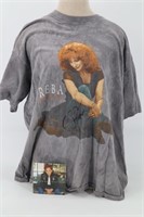 Reba McEntire Autographed Concert Shirt & CD Cover