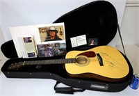 Blake Shelton Autographed Fender Guitar CD Covers