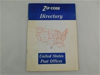 Vintage US Post Office Zip Code Directory