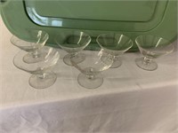 Rosentaal crystal dessert/drink glasses