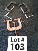 Pony 2 1/2" clamp and (2 ) 3" clamps