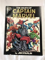 Novel The Death Of Captian Marvel 1982