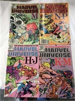 Marvel Universe Official Hand Book # 5-8 1983