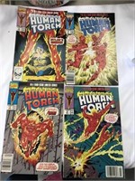 (4) Marvel Human Torch 1-4 1990